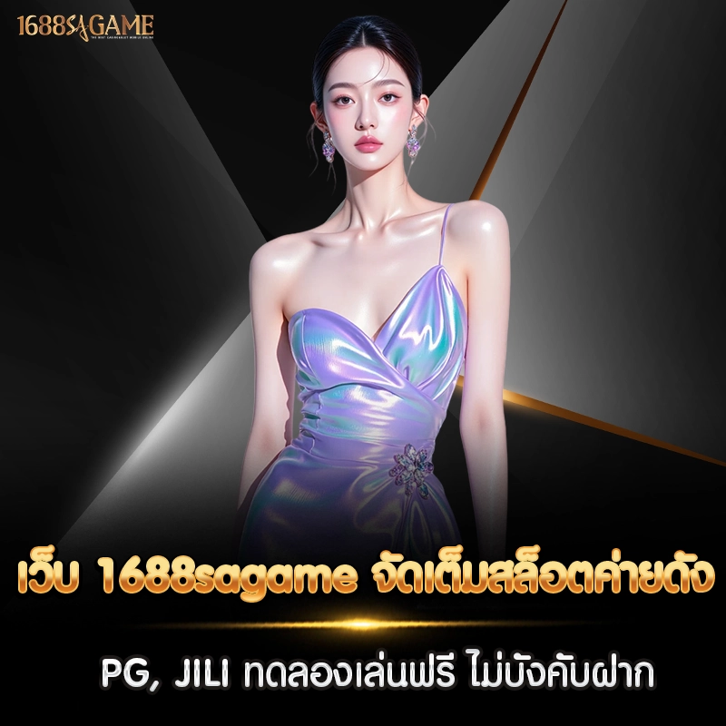 เว็บ 1688sagame จัดเต็มสล็อตค่ายดัง PG, JILI ทดลองเล่นฟรี ไม่บังคับฝาก